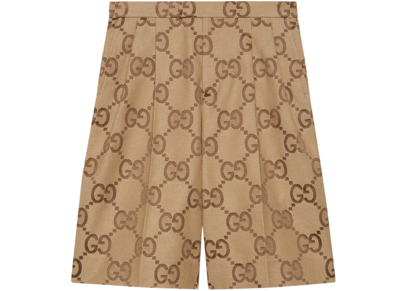 Gucci Jumbo GG Canvas Shorts Beige/Ebony Men's - SS22 - US
