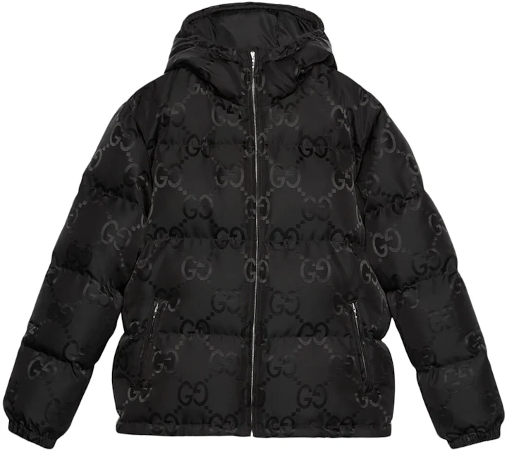 Gucci Jumbo GG Nylon Canvas Goose-Down Jacket Black Men's - FW22 - US