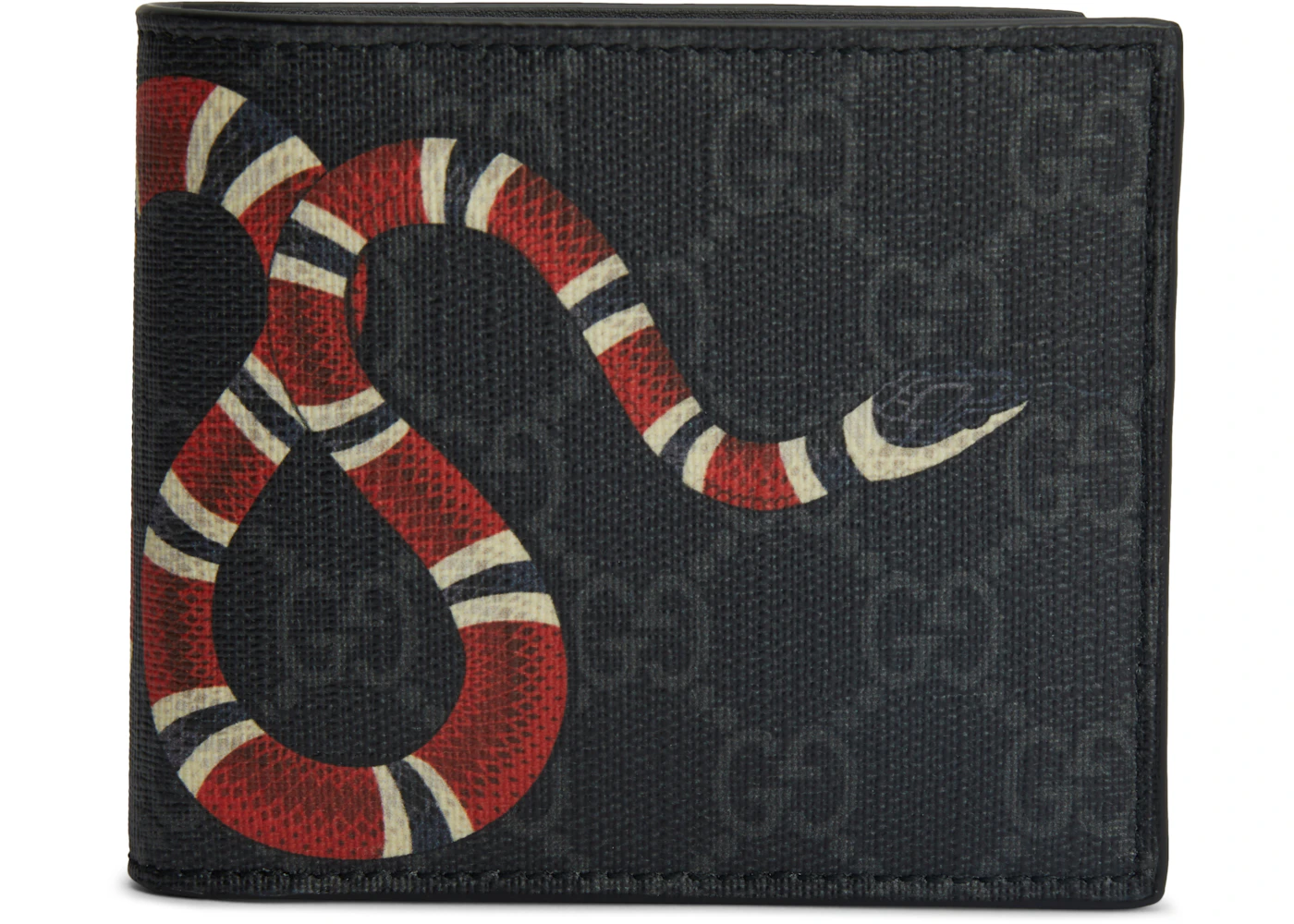 gucci snake long wallet