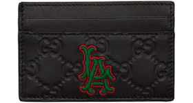 Gucci LA Dodgers Patch (5 Card Slot) Card Holder Black/Green/Red