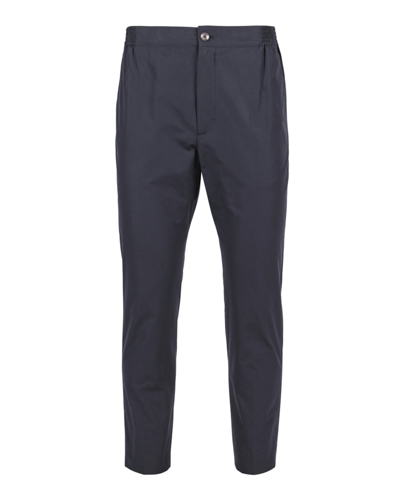 Gucci Label Cotton Poplin Trousers Indigo Men's - US