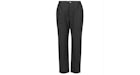 Gucci Label Cotton Poplin Trousers Medium Grey