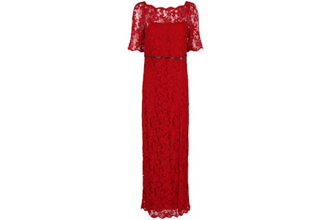 Gucci Lace Maxi Dress Red - US Gucci Lace Maxi Dress Red - US