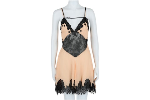 Gucci Lace Slip Lingerie Dress Pink Black - US Gucci Lace Slip Lingerie Dress Pink Black - US