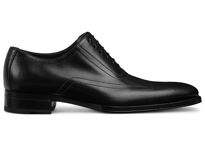 Men's Gucci Laceup Sneakers Leather Sneakers in Black