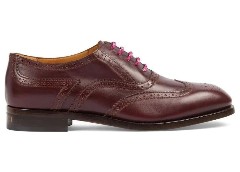 Gucci Lace-up Shoes Burgundy メンズ - 723694 1W600 6039 - JP