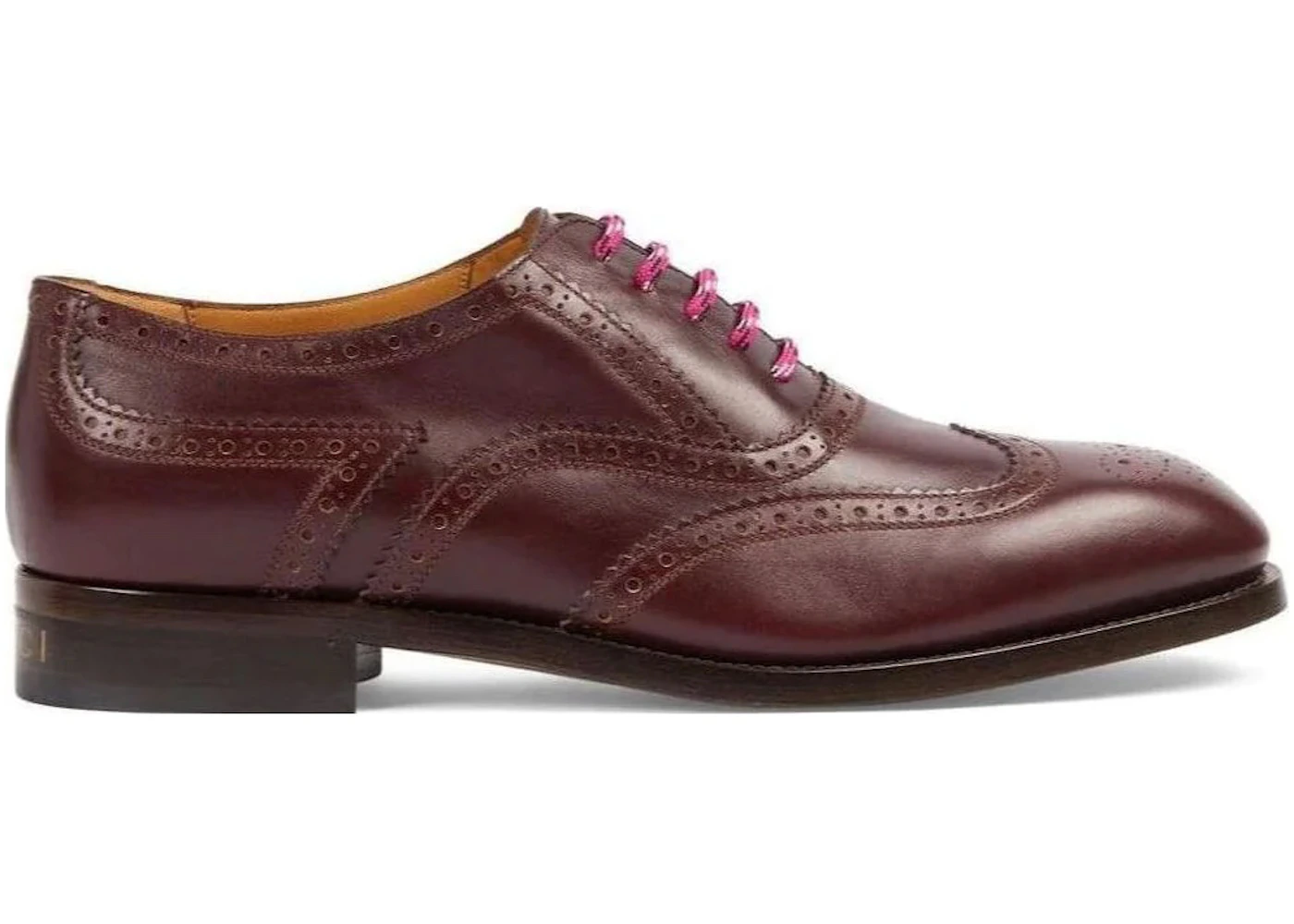 Gucci Lace-up Shoes Burgundy Men's - 723694 1W600 6039 - US Gucci Lace-up Shoes Burgundy Men's - 723694 1W600 6039 - US