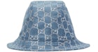 Gucci Lame Bucket Hat Blue
