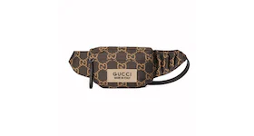 Gucci Large GG Polyester Belt Bag Ebony/Beige