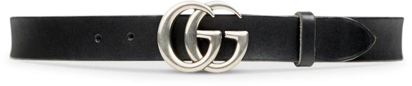 Gucci - Men's Belt with Double G Buckle - Black - Leather