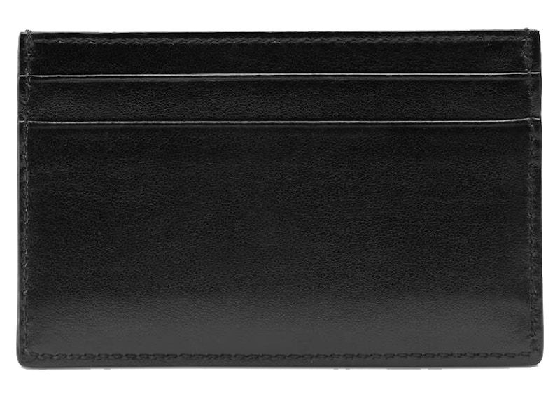 Gucci Leather Card Case With Gucci Logo (4 Card Slot) Black