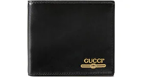 Gucci Leather Wallet with Gucci Logo (8 Card Slot) Black