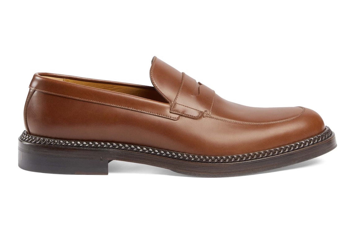 Pre-owned Gucci Loafer Brown