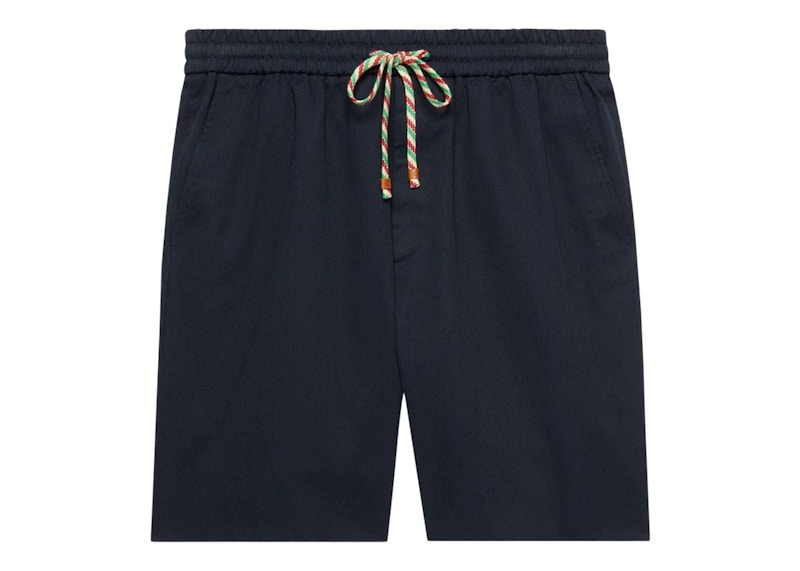 Gucci Logo-Print Shorts Blue Men's - US