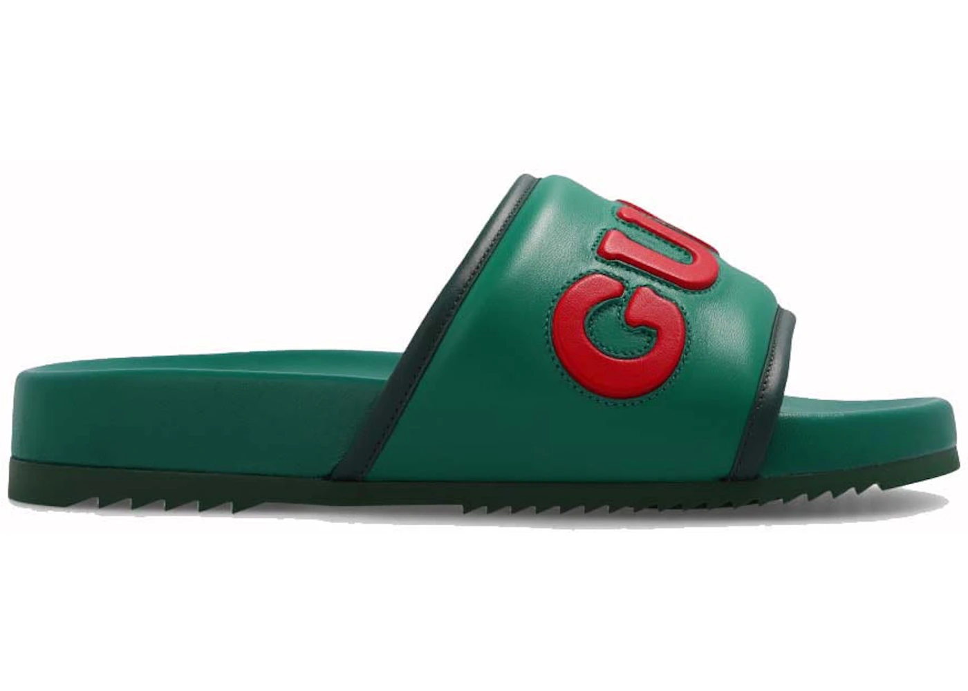Gucci Logo Slide Green Men's 742009 AABYM 3052 US