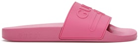 Gucci Logo Slide Pink Rubber (Women's)