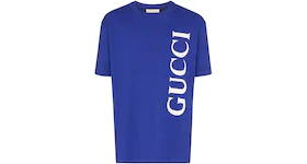 Gucci Logo print T-Shirt Marino