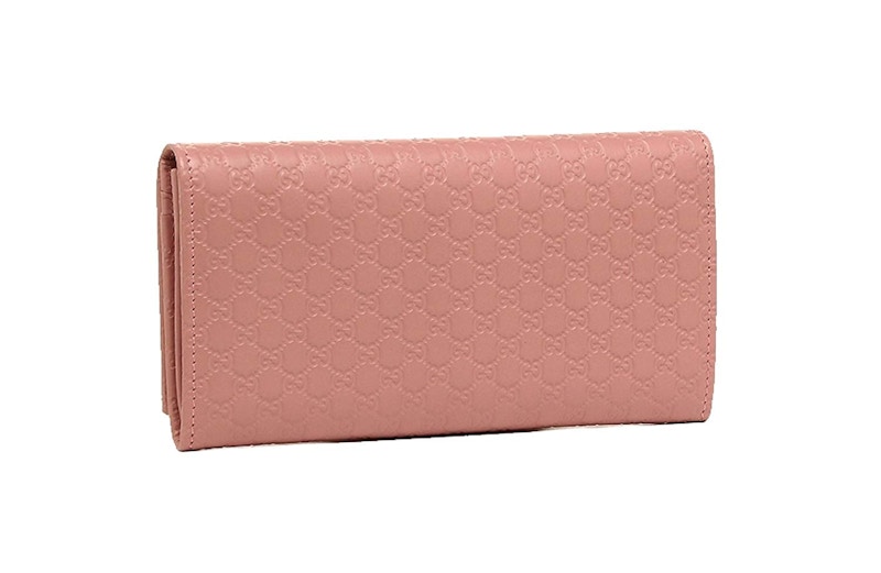 gucci microguccissima wallet pink