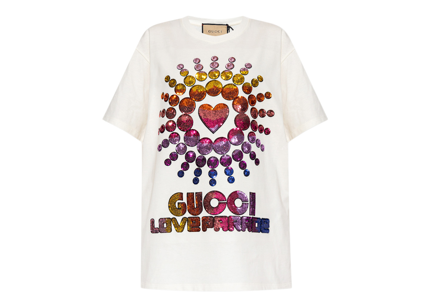 Gucci Love Parade Oversized T-shirt White
