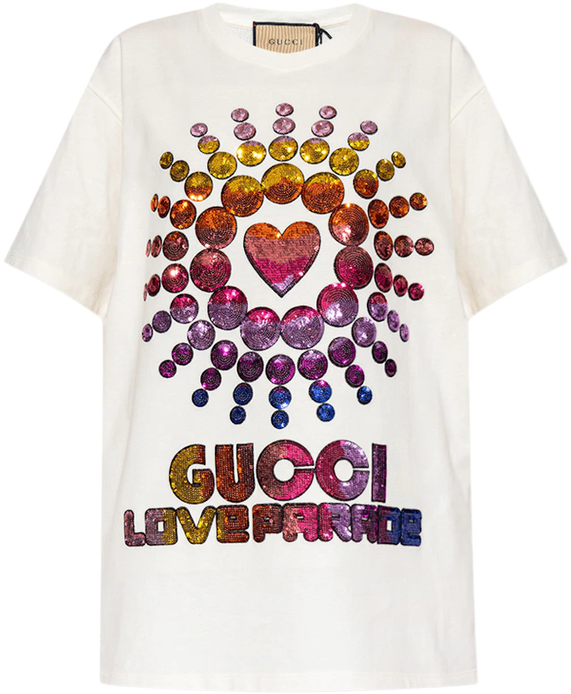 Gucci Love Parade Oversized T-shirt White - GB