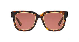 Gucci Low Nose Bridge Fit Square Sunglasses Tortoiseshell (691331 J0740 2323)