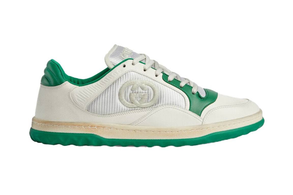 Pre-owned Gucci Mac80 Off-white Green In Off-white/green