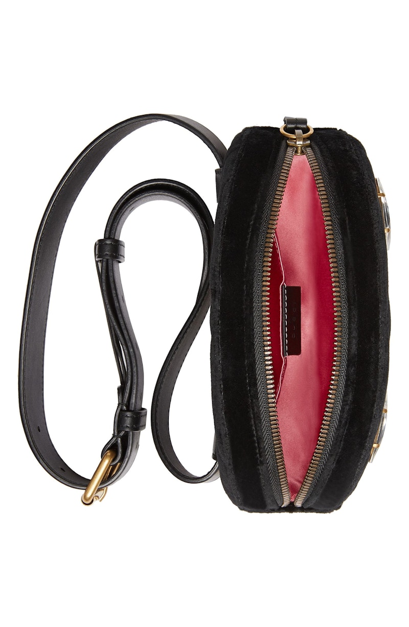 gucci-gg-marmont-belt-bag-velvet-crystal-black-in-velvet-with-antique