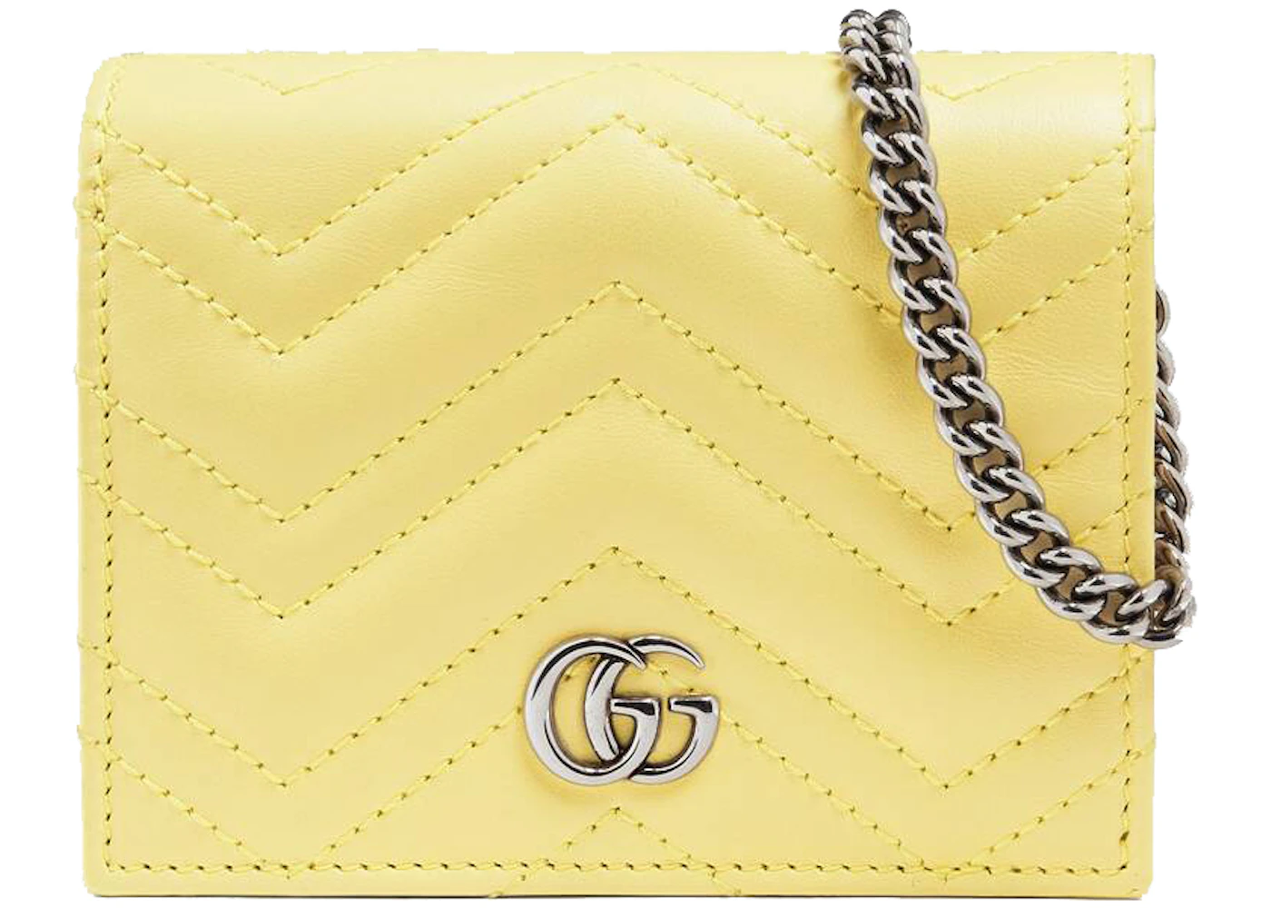 Gucci yellow card holder Clearance