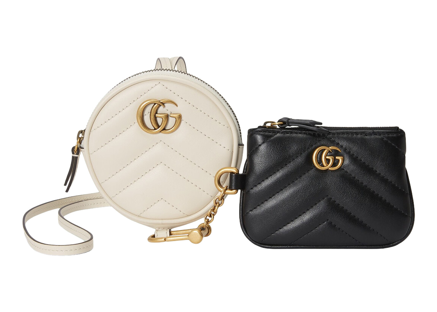 Gucci GG Marmont Small Matelasse Shoulder Bag in Beige