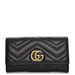 Gucci Marmont Card Case Wallet GG (5 Card Slot) Pastel Green in Matelasse  Calfskin Leather with Palladium-tone - US