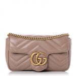 Gucci Matelasse Leather GG Marmont Super Mini Bag (SHF-PG5W8B) – LuxeDH