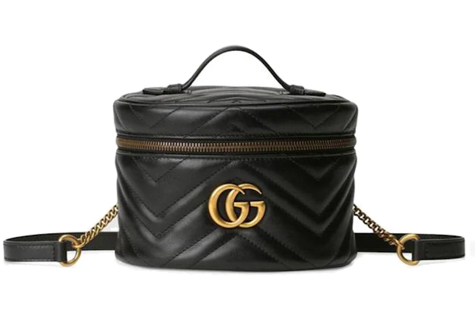 Gucci Marmont GG Travel Backpack Black