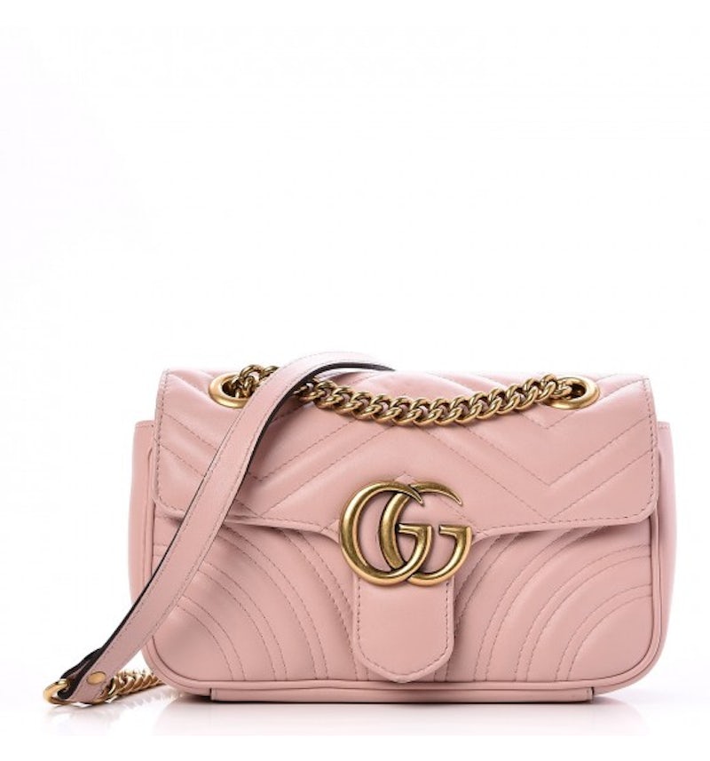 Gg Marmont Bag Gucci Pink Purse Gucci Pink Medium GG Marmont