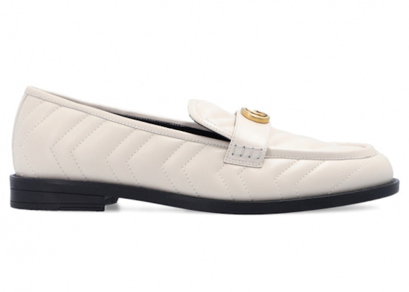 Gucci Marmont Matelassé Loafer White (Women's) - 670399 BKO60 9022