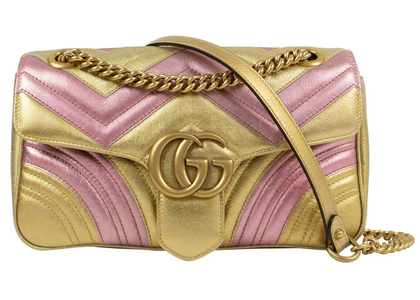 Gucci Marmont Matelasse Shoulder Bag GG 