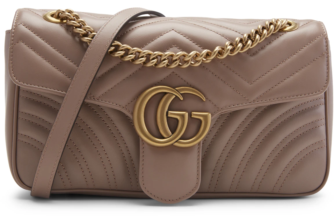 Gucci GG Marmont Small Matelasse Bag Dusty Pink