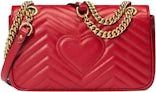 Gucci Small Red Matelassé GG Marmont Bag - Ann's Fabulous Closeouts