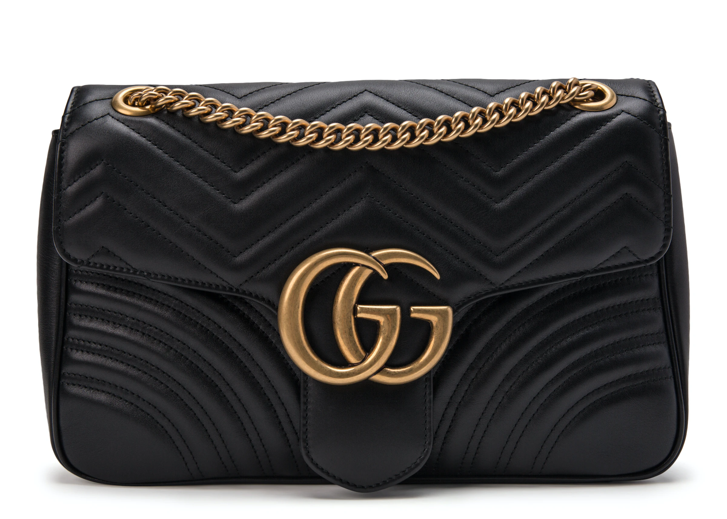 Hizo un contrato aleatorio suizo Gucci GG Marmont Shoulder Bag Matelasse Medium Black - ES