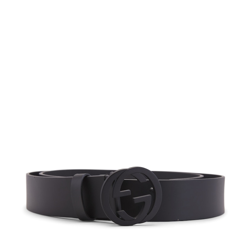 gucci belt full black