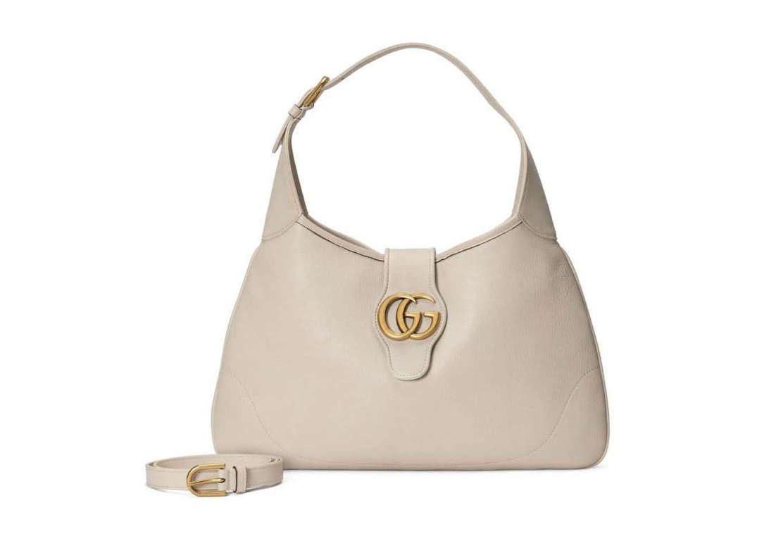 Pre-owned Gucci Medium Aphrodite Shoulder Bag White