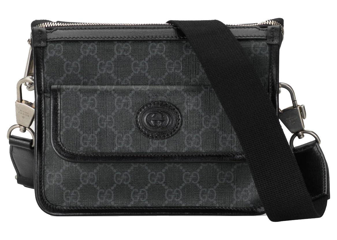 Gucci Black Embossed Perforated Leather GG Top Handle Mini Crossbody Bag -  Yoogi's Closet