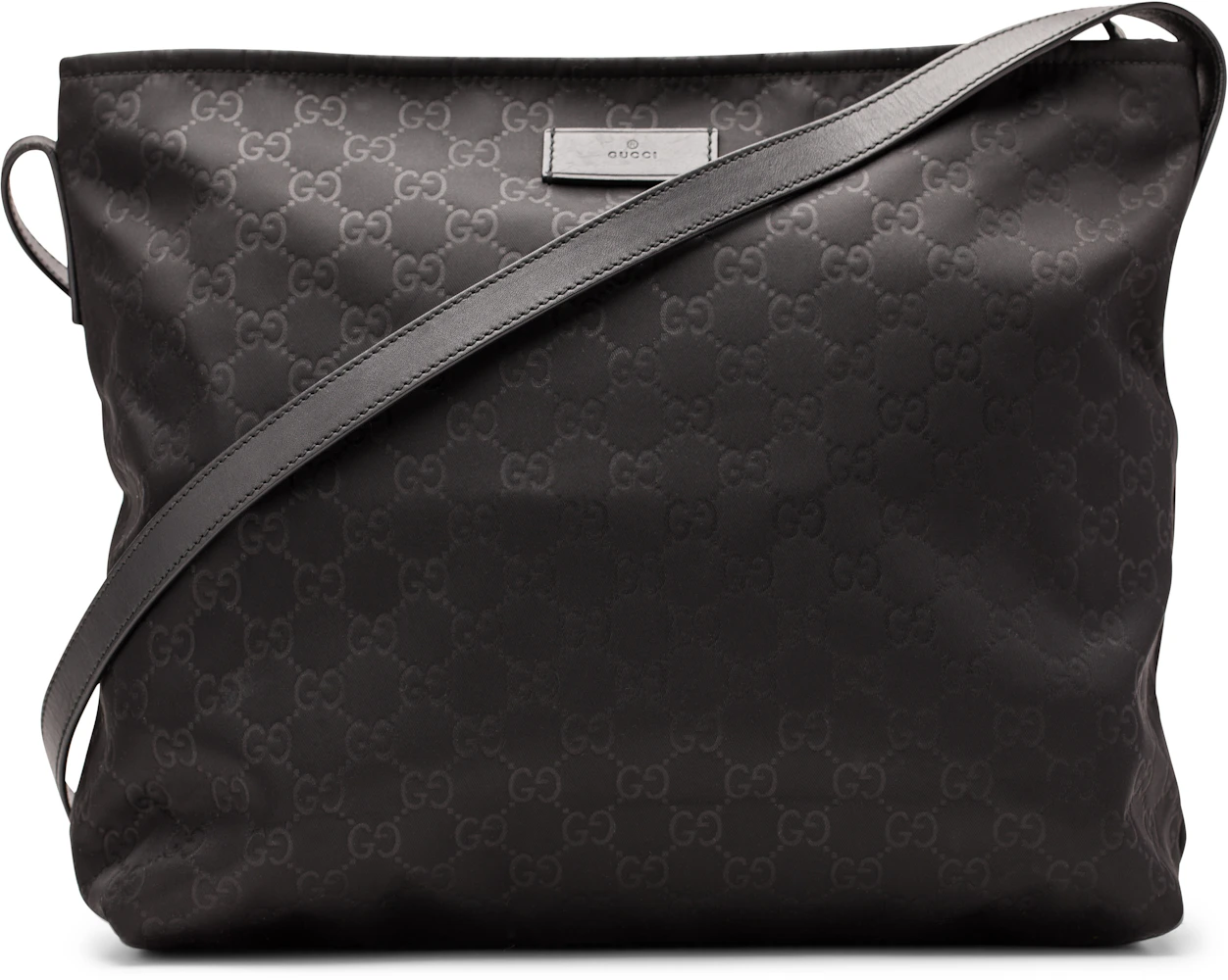 Louis Vuitton GG Supreme Night Courrier Messenger Bag in black