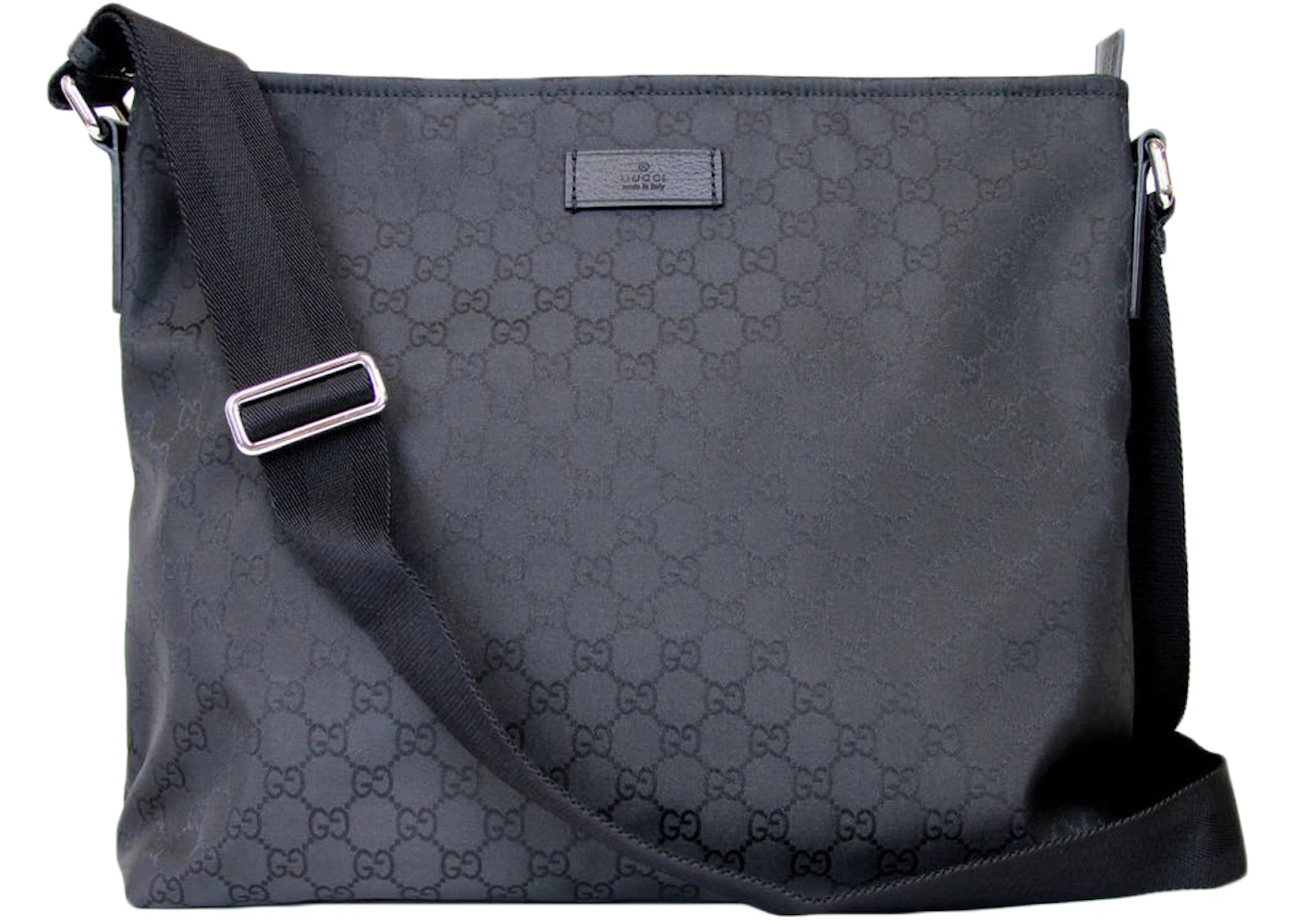 Gucci black monogram messenger bag Outlet