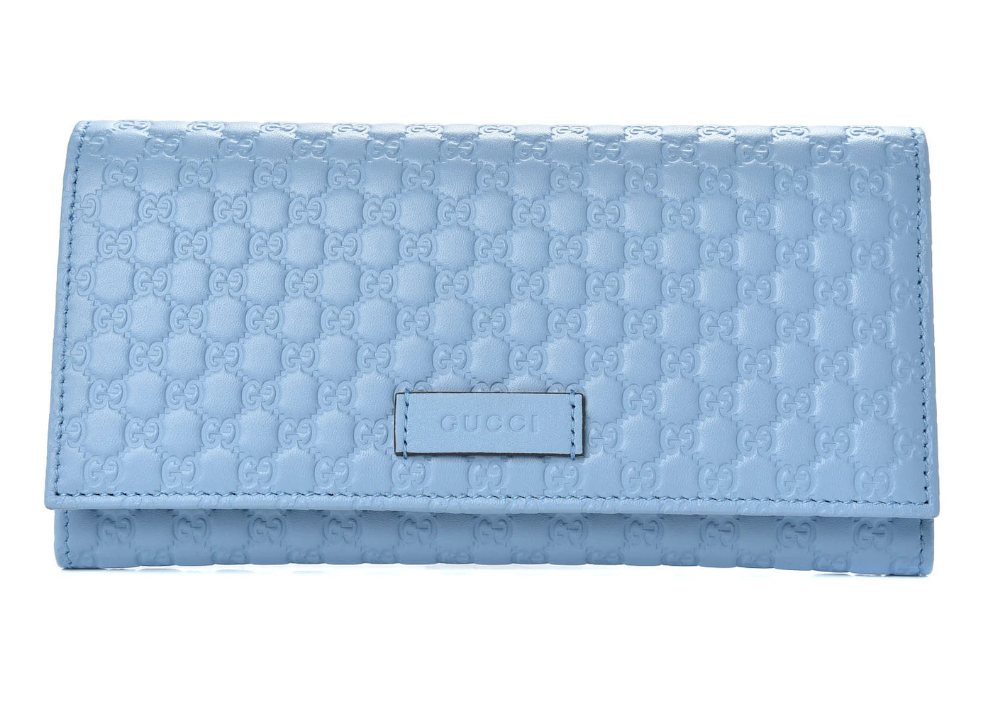 Gucci Microguccissima Continental Flap Wallet Micro Mineral Blue in ...