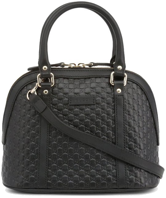 Gucci Microguccissima Dome Bag Small Black in Leather - US