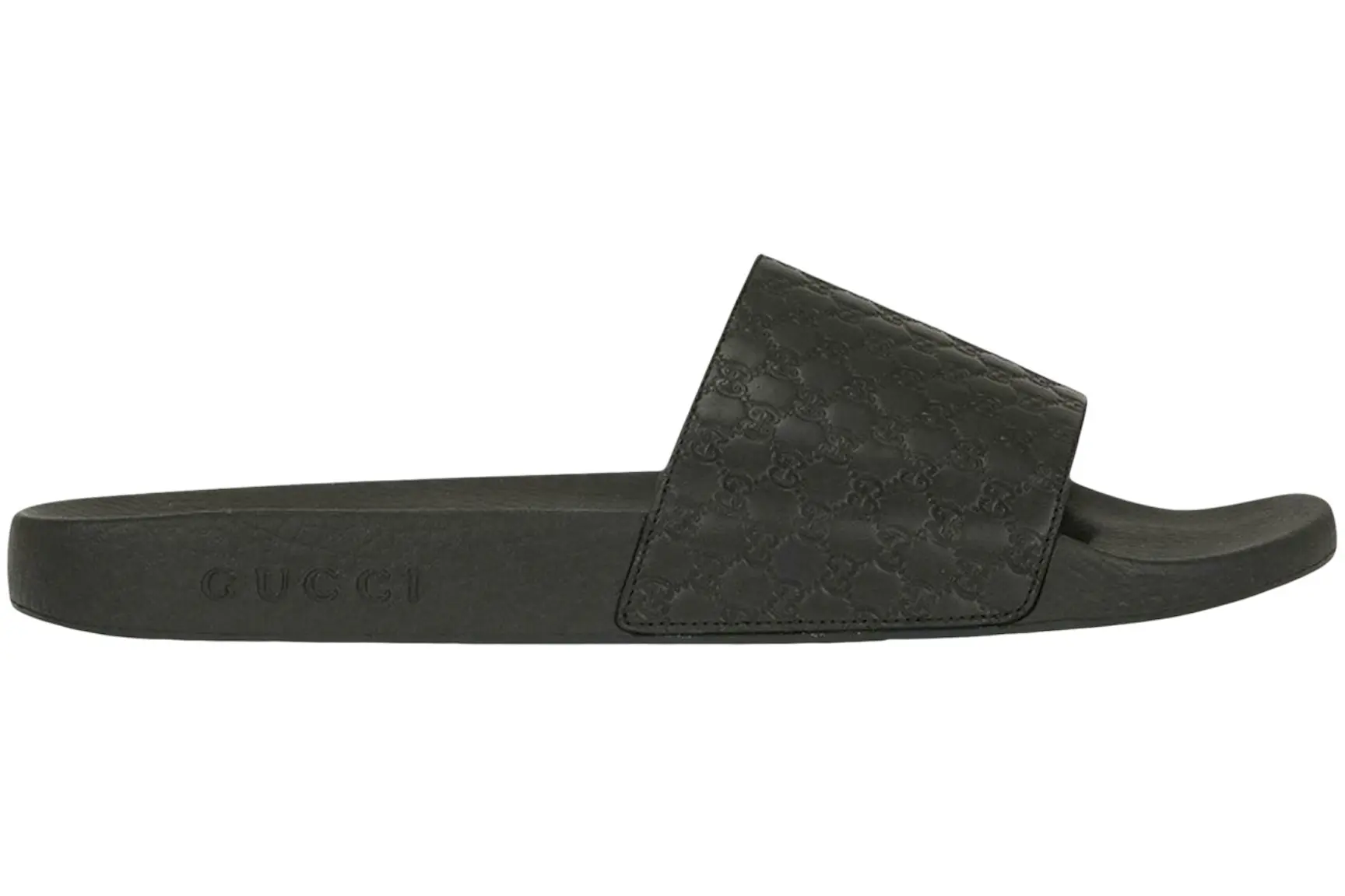 Gucci Microguccissima Slide Black - 567115 BMJ00 1000 - MX