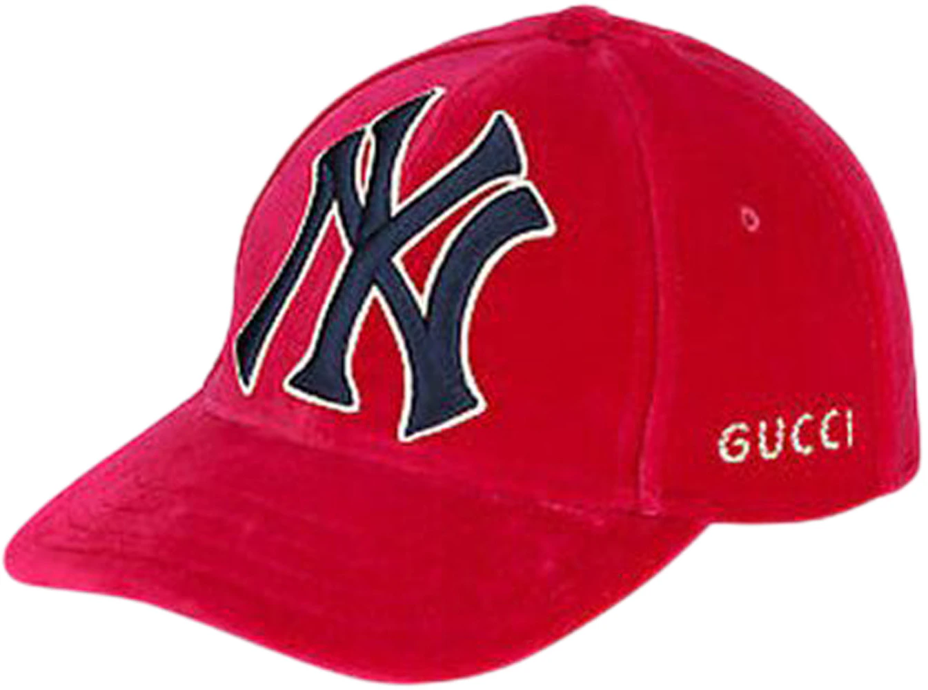 Gucci NY Yankees Embroidered Butterfly Baseball Cap Black Men's - US