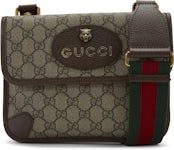 Gucci Messenger Bag Small Black GG Supreme Canvas Leather ref.648881 - Joli  Closet