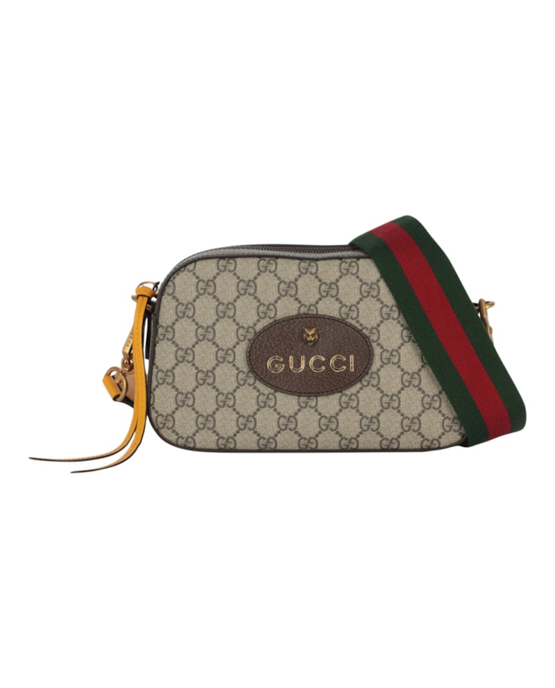Gucci Neo Vintage Small Messenger Bag Beige/Ebony Multi in