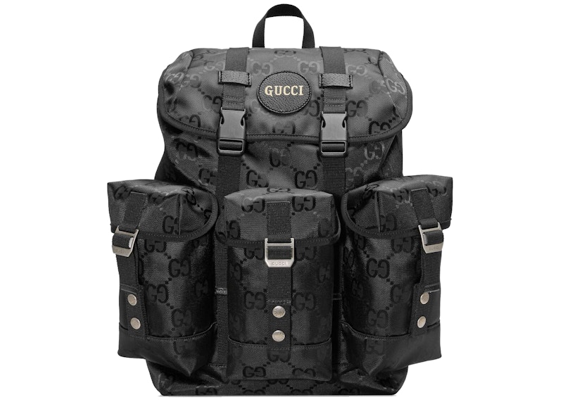 Gucci Off The Grid Backpack Black in Nylon with Palladium-tone - US